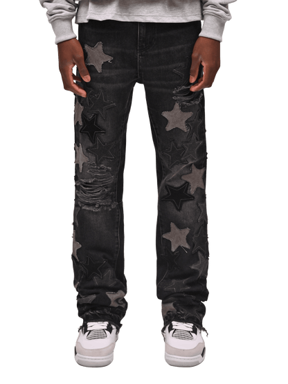 Star Flare Denim - Black