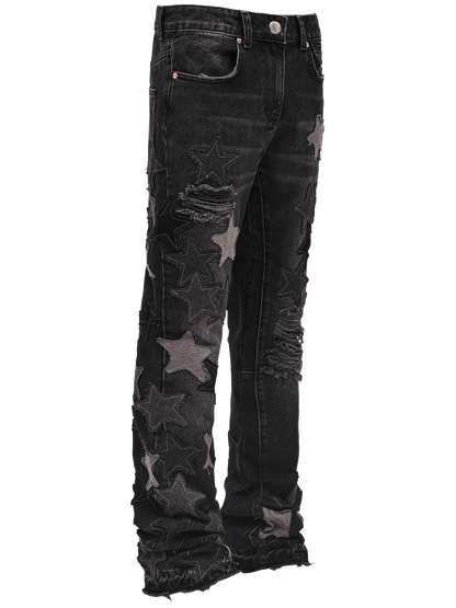 Star Flare Denim - Black